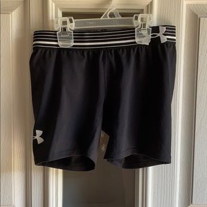 under armour girls youth shorts